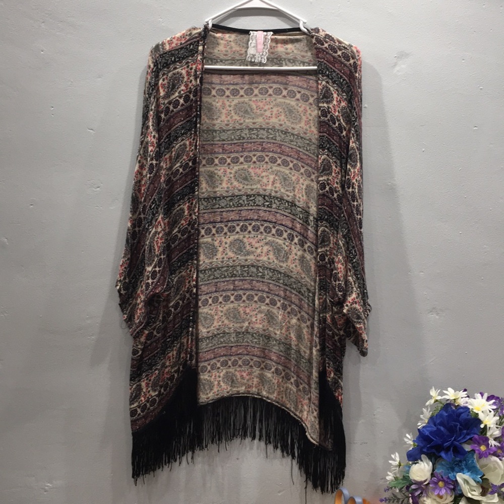 Extra long, light weight cardigan